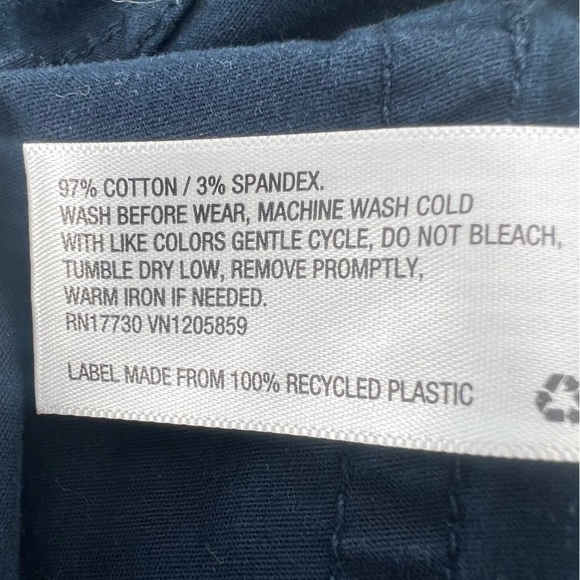 cat & jack Blue Elastic Waist Pull On Chino Pants Size 6 Boy’s - Picture 5 of 5